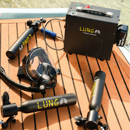 Lung T-500 + Hand Pump + Turbocharger + Sub-Mask